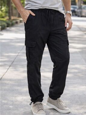 Democracy Men's Dark Cargo Pants